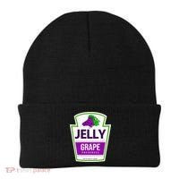 Lazy Costume Tees Grape Jelly Jar For Halloween Beanie thumb 0