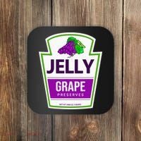 Lazy Costume Tees Grape Jelly Jar For Halloween Coaster thumb 0