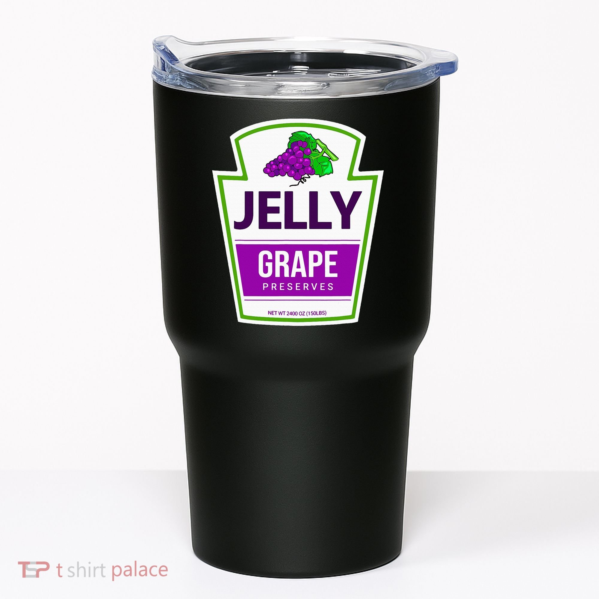 Lazy Costume Tees Grape Jelly Jar For Halloween Tumbler
