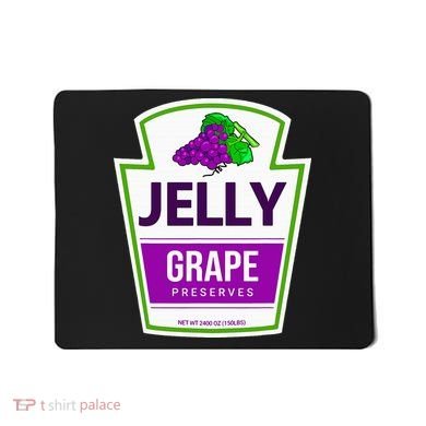 Lazy Costume Tees Grape Jelly Jar For Halloween Mousepad
