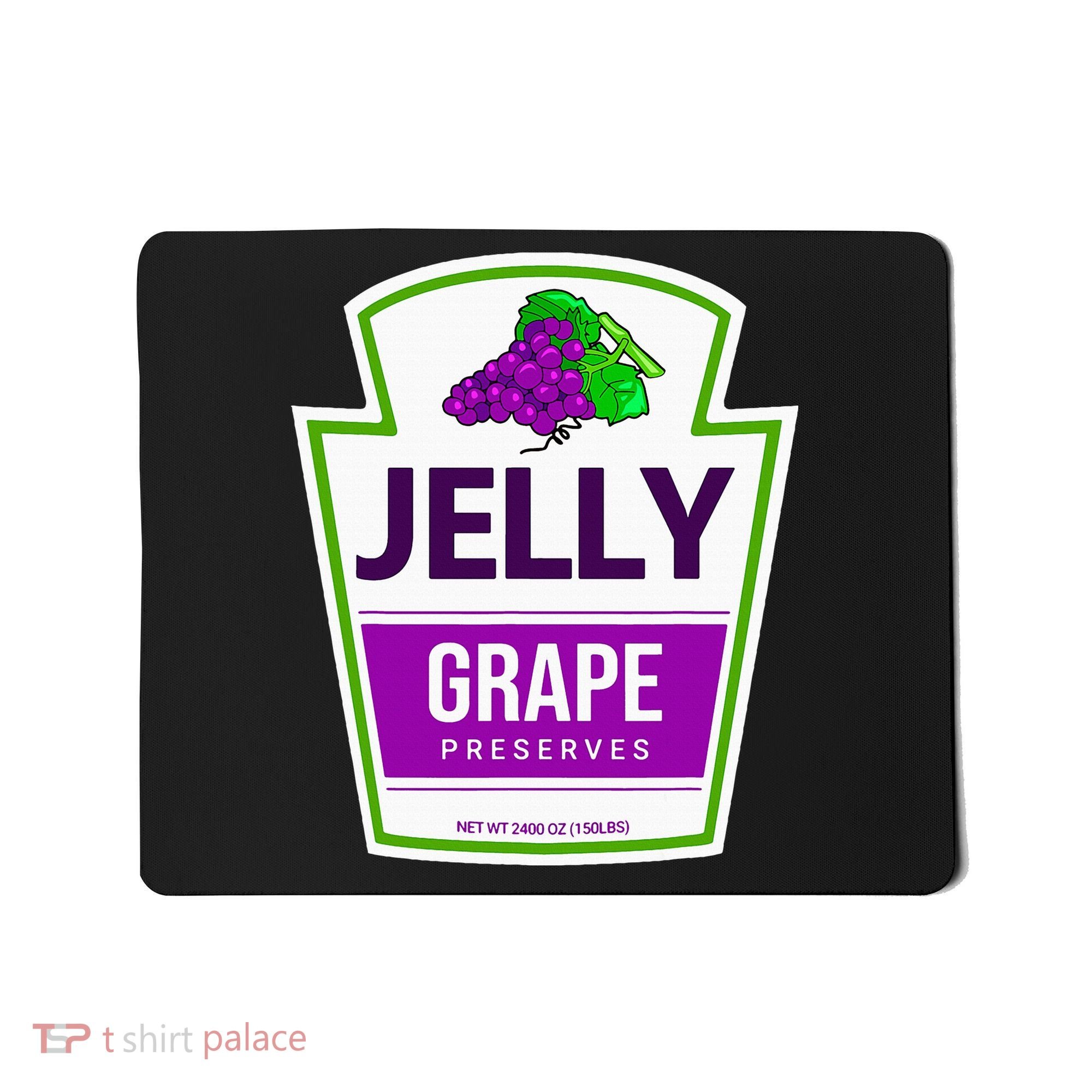 Lazy Costume Tees Grape Jelly Jar For Halloween Mousepad