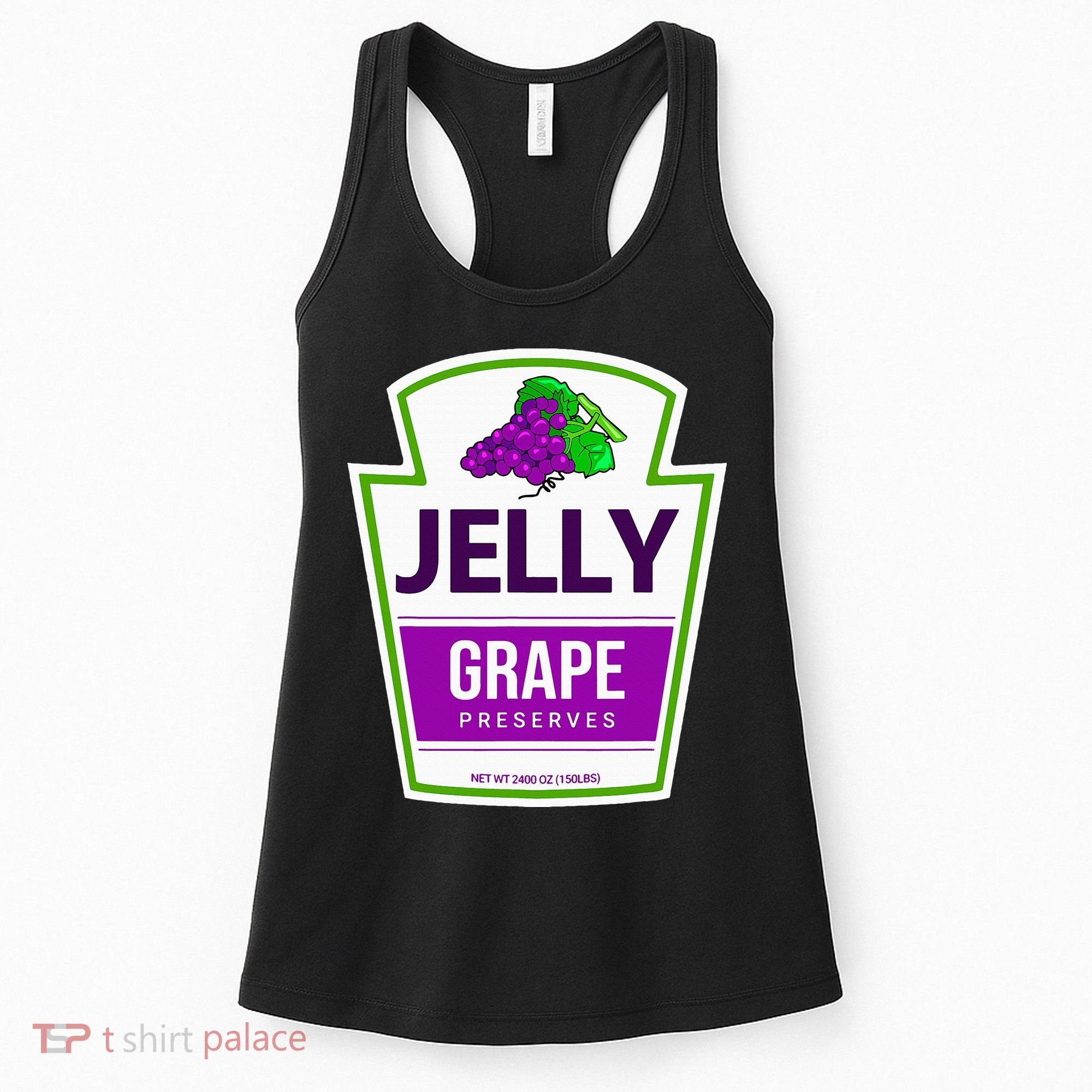 Lazy Costume Tees Grape Jelly Jar For Halloween Women's Tank Top