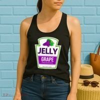 Lazy Costume Tees Grape Jelly Jar For Halloween Women's Tank Top thumb 2