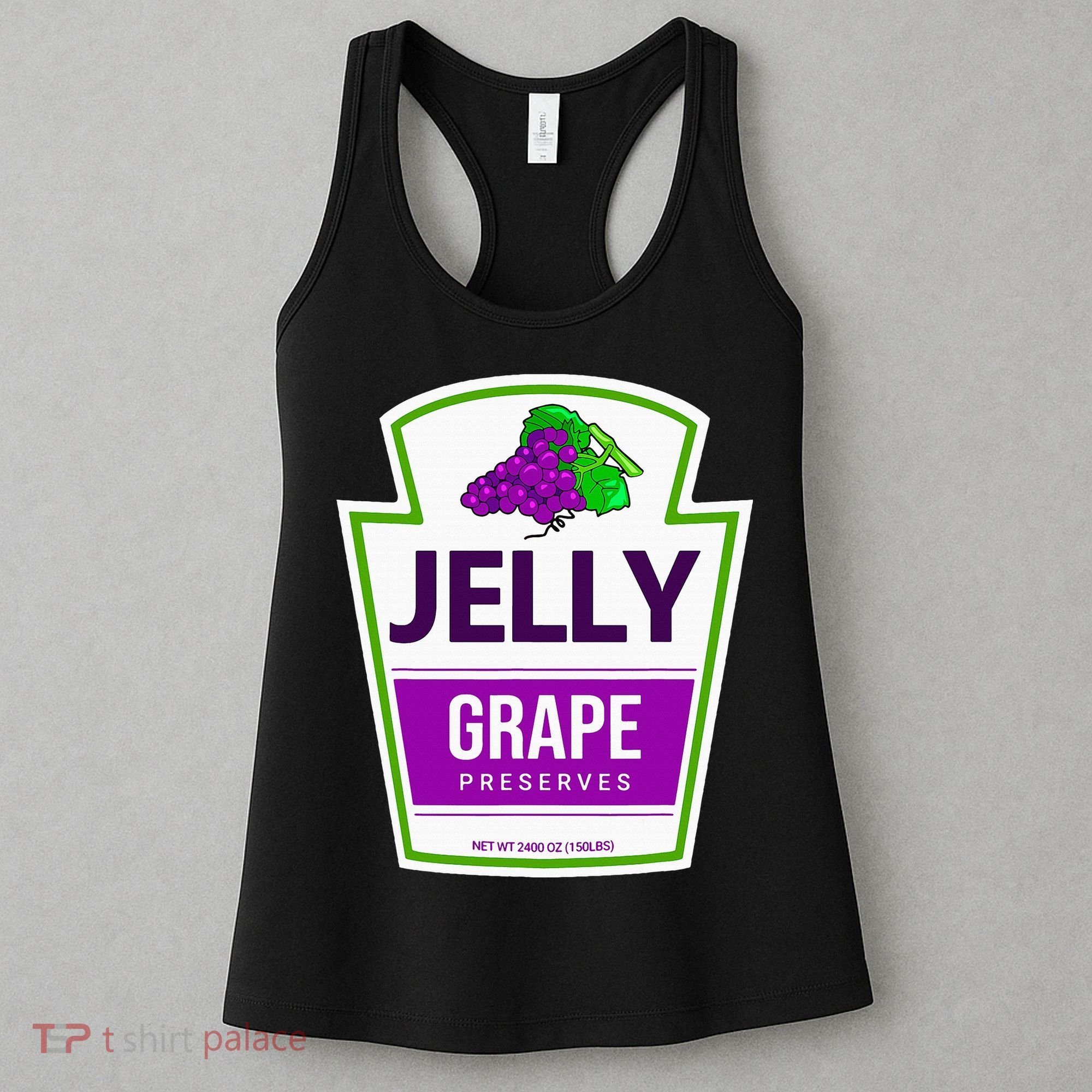 Lazy Costume Tees Grape Jelly Jar For Halloween Women's Tank Top