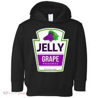 Lazy Costume Tees Grape Jelly Jar For Halloween Toddler Hoodie thumb 0