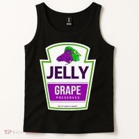 Lazy Costume Tees Grape Jelly Jar For Halloween Tank Top thumb 2