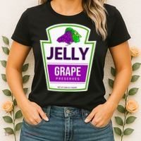 Lazy Costume Tees Grape Jelly Jar For Halloween Women's T-Shirt thumb 2