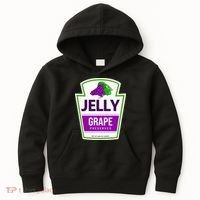 Lazy Costume Tees Grape Jelly Jar For Halloween Kids Hoodie thumb 0