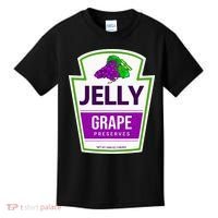Lazy Costume Tees Grape Jelly Jar For Halloween Kids T-Shirt thumb 0