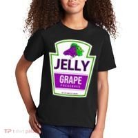 Lazy Costume Tees Grape Jelly Jar For Halloween Kids T-Shirt thumb 2