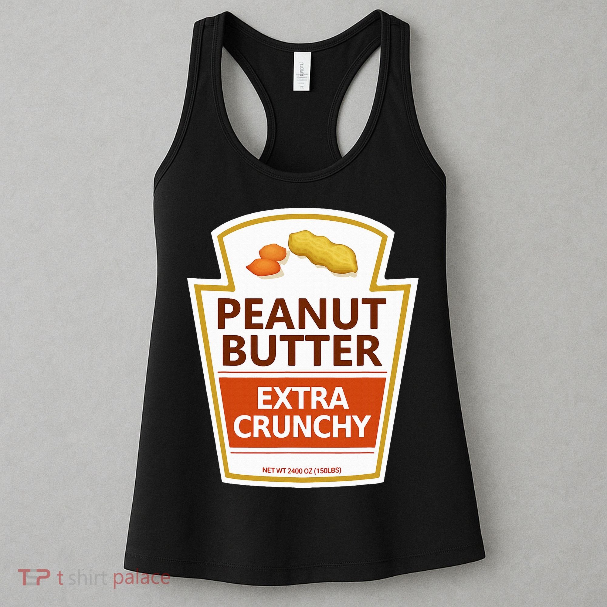 Lazy Costume Tees Peanut Butter Extra Crunchy For Halloween Women's Tank Top