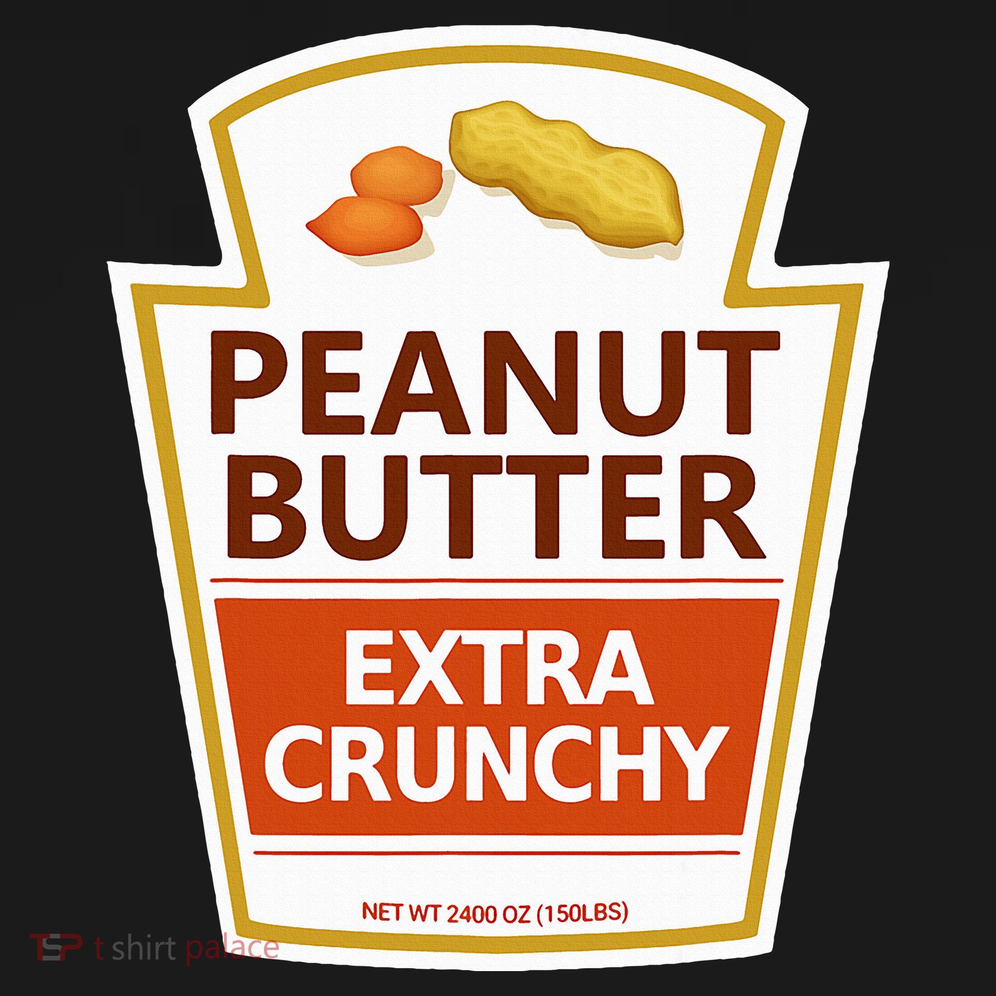 Lazy Costume Tees Peanut Butter Extra Crunchy For Halloween Visor