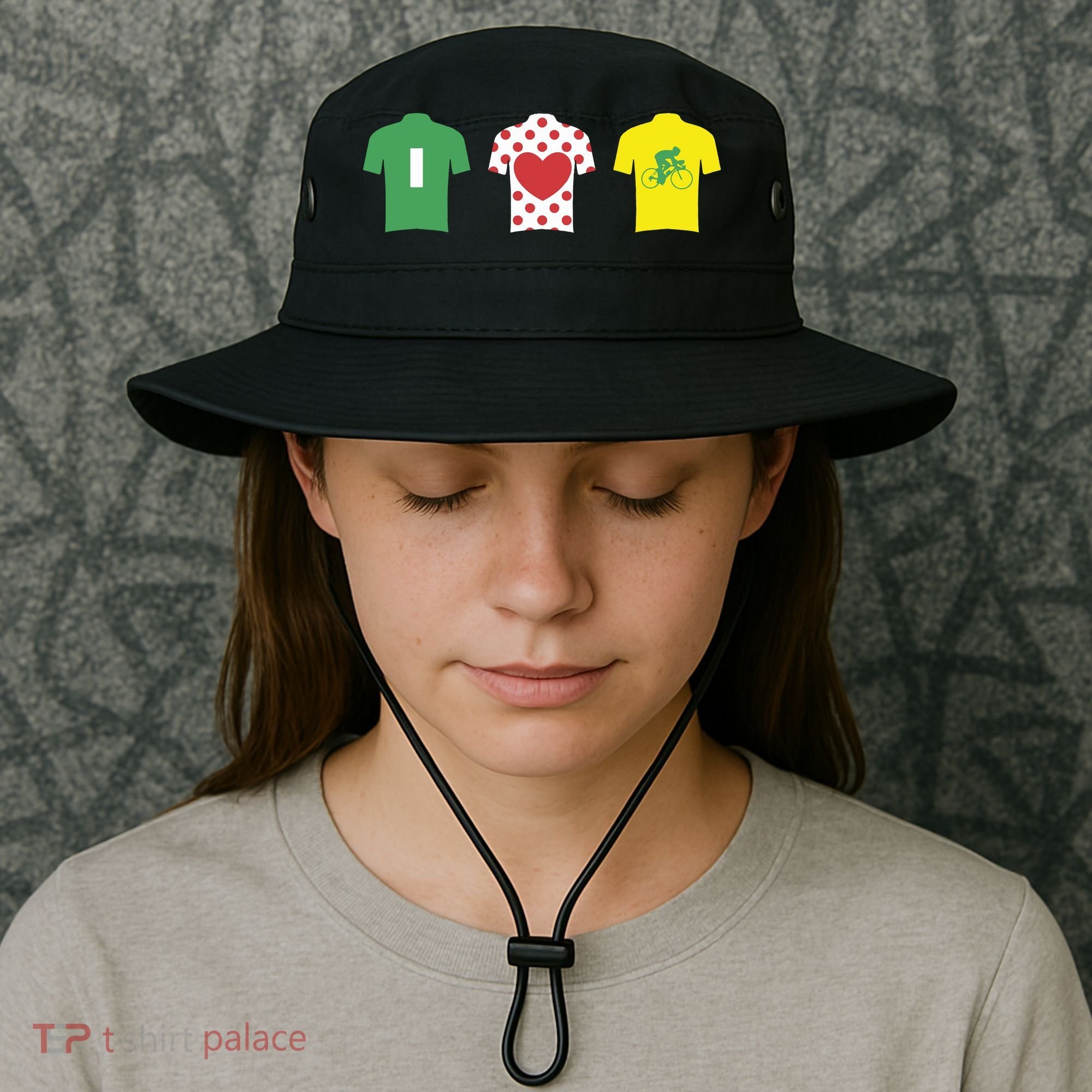 Love Cycling TDF Jerseys Bucket Hat