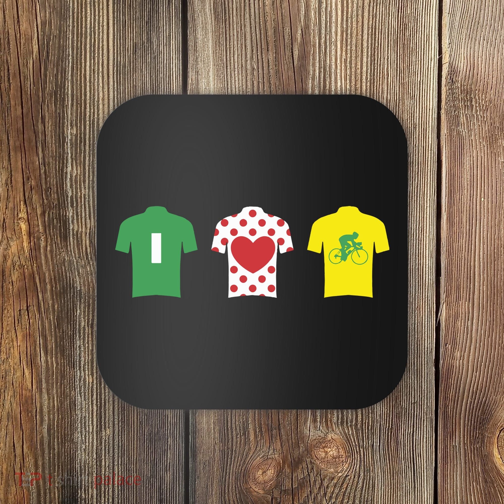 Love Cycling TDF Jerseys Coaster