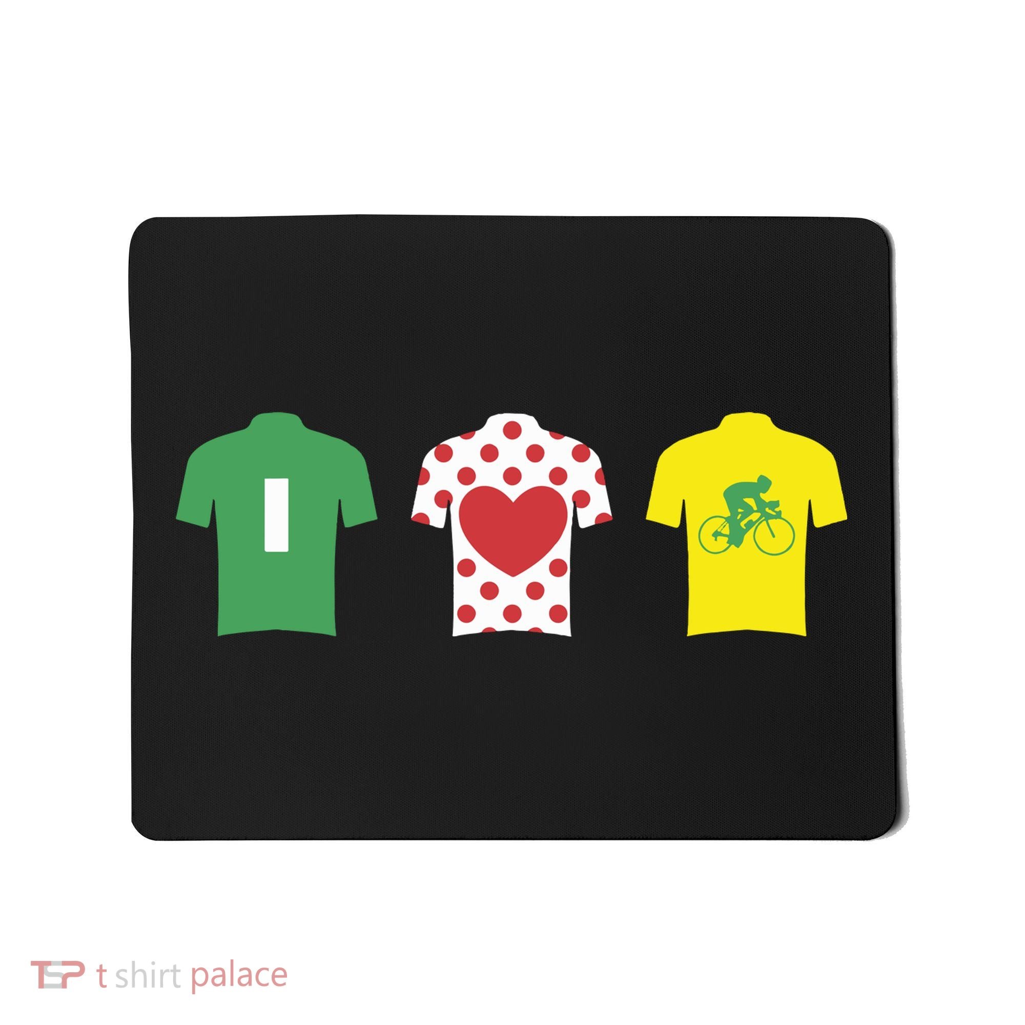 Love Cycling TDF Jerseys Mousepad