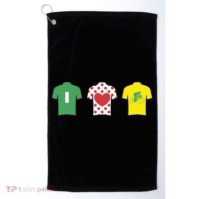 Love Cycling TDF Jerseys Golf Towel