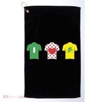 Love Cycling TDF Jerseys Golf Towel thumb 0