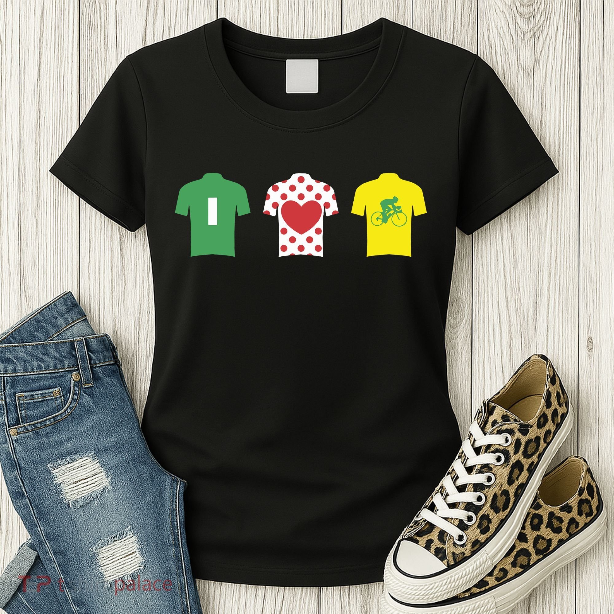 Love Cycling TDF Jerseys Women's T-Shirt