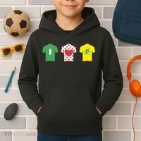 Love Cycling TDF Jerseys Kids Hoodie thumb 2