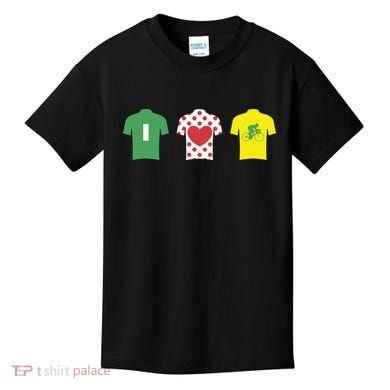 Love Cycling TDF Jerseys Kids T-Shirt