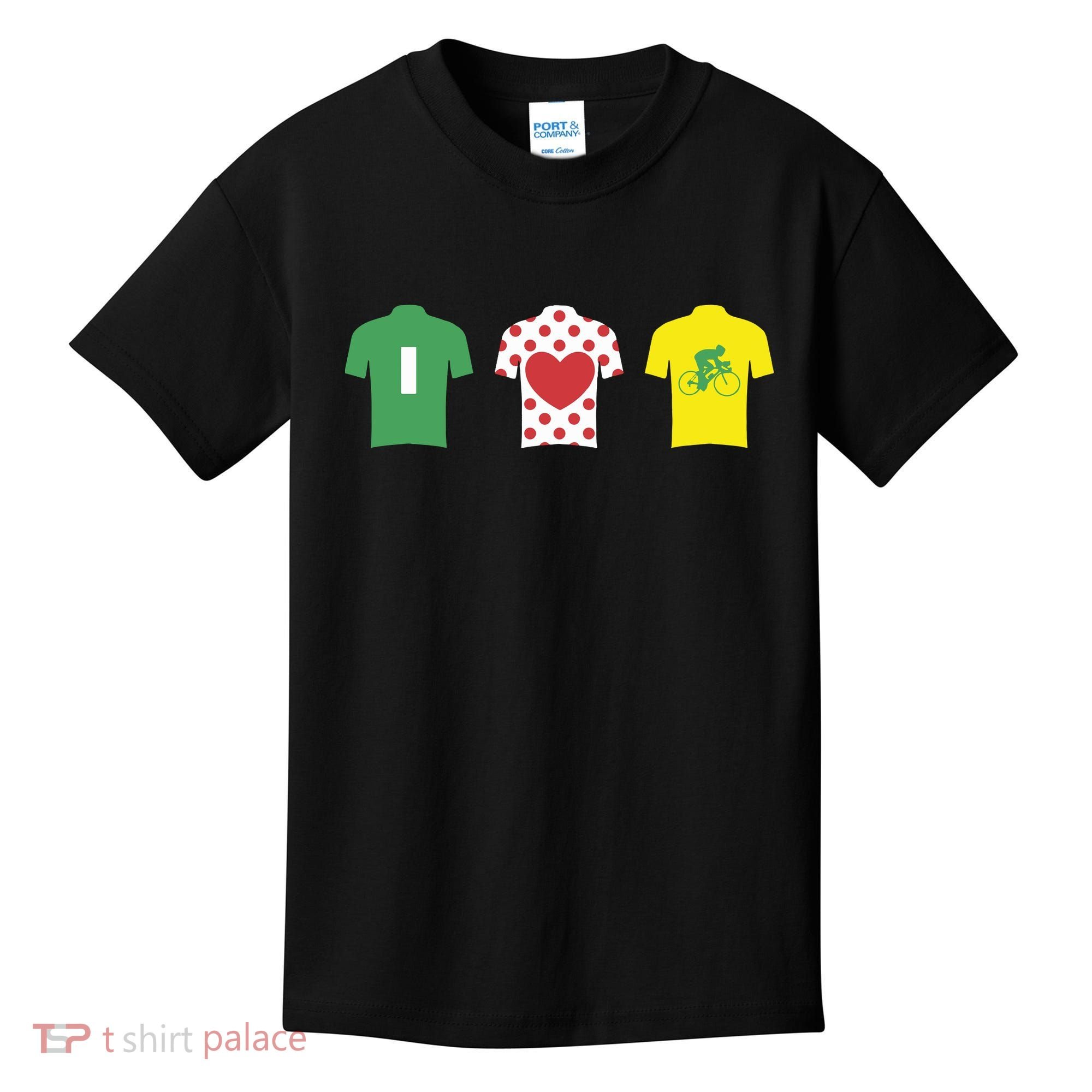 Love Cycling TDF Jerseys Kids T-Shirt
