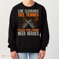 Line Clearance Tree Trimmer Arborist Women's Sweatshirt thumb 0