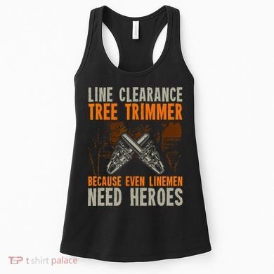 Line Clearance Tree Trimmer Arborist Women's Tank Top