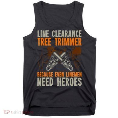 Line Clearance Tree Trimmer Arborist Tank Top