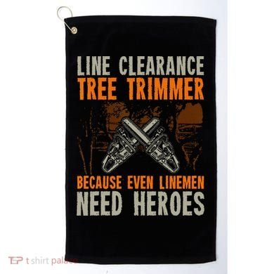Line Clearance Tree Trimmer Arborist Golf Towel