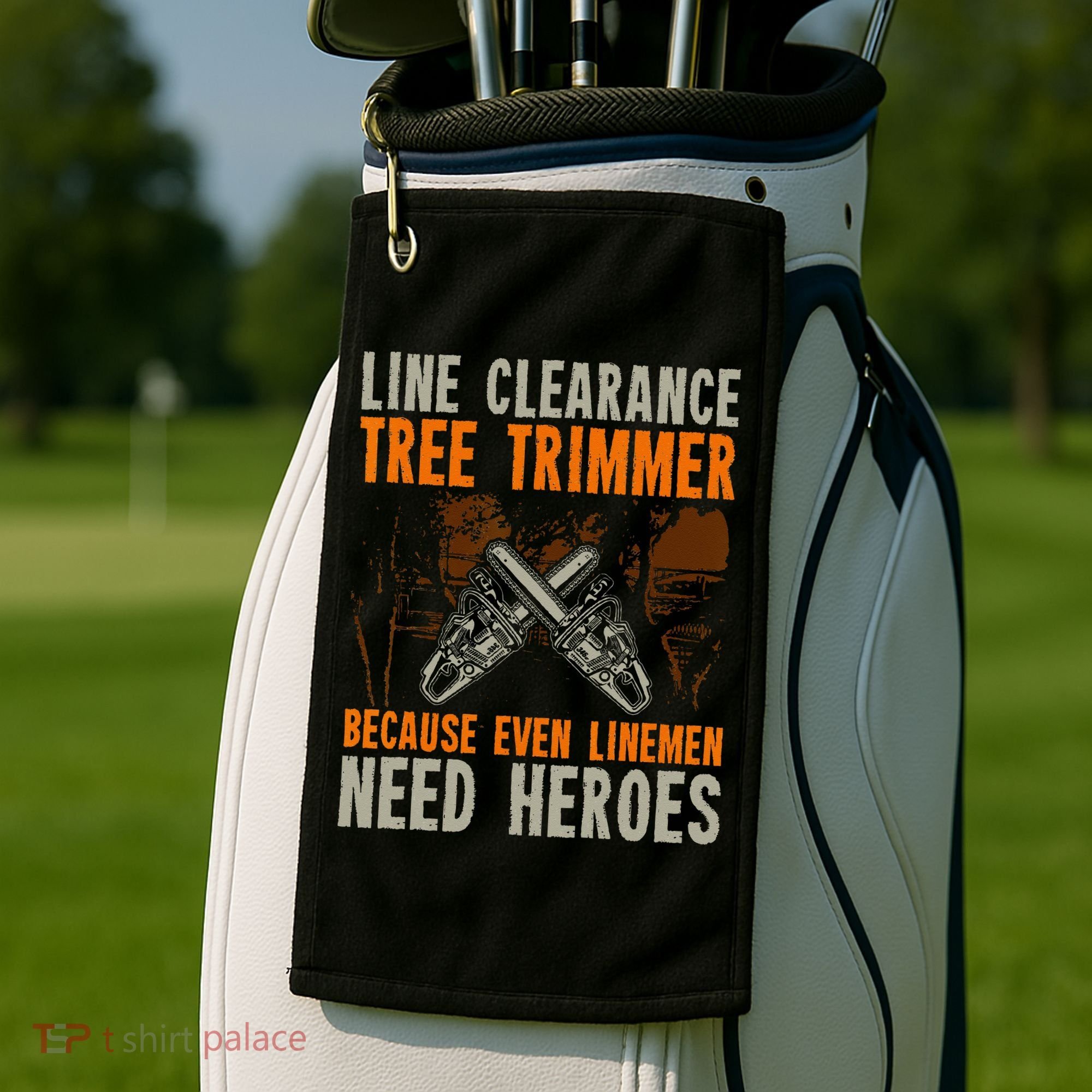 Line Clearance Tree Trimmer Arborist Golf Towel