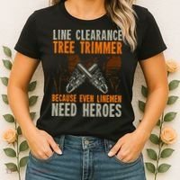 Line Clearance Tree Trimmer Arborist Women's T-Shirt thumb 2