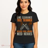Line Clearance Tree Trimmer Arborist Women's T-Shirt thumb 4
