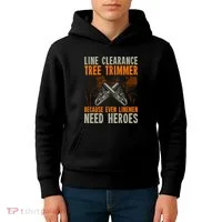 Line Clearance Tree Trimmer Arborist Kids Hoodie thumb 4