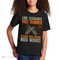 Line Clearance Tree Trimmer Arborist Kids T-Shirt thumb 2