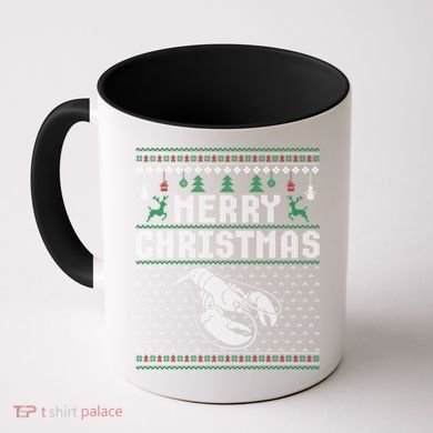 Lobster Christmas Ugly Funny Xmas Gift Coffee Mug