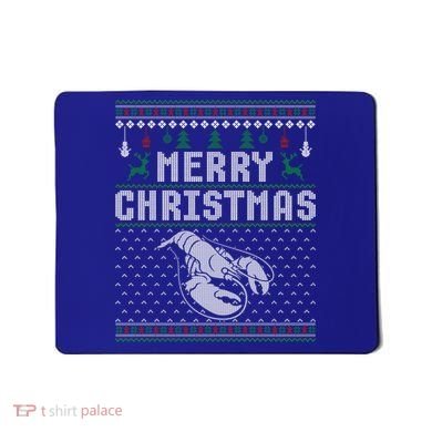 Lobster Christmas Ugly Funny Xmas Gift Mousepad