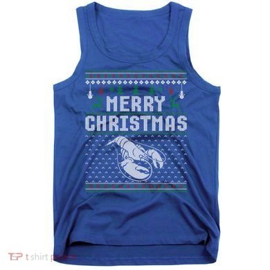 Lobster Christmas Ugly Funny Xmas Gift Tank Top