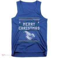 Lobster Christmas Ugly Funny Xmas Gift Tank Top thumb 0