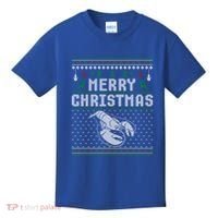 Lobster Christmas Ugly Funny Xmas Gift Kids T-Shirt thumb 0