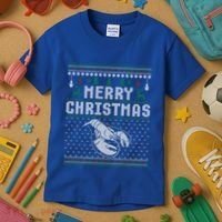 Lobster Christmas Ugly Funny Xmas Gift Kids T-Shirt thumb 3