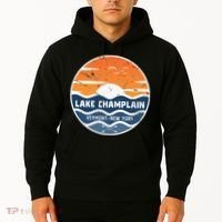 Lake Champlain Vermont New York Lake Champlain Hoodie thumb 2
