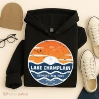 Lake Champlain Vermont New York Lake Champlain Hoodie thumb 4
