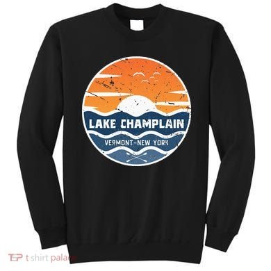 Lake Champlain Vermont New York Lake Champlain Sweatshirt