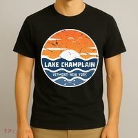 Lake Champlain Vermont New York Lake Champlain T-Shirt thumb 3