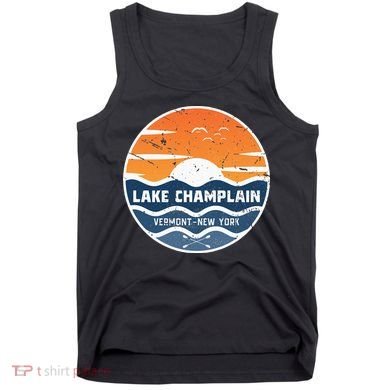 Lake Champlain Vermont New York Lake Champlain Tank Top