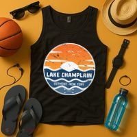 Lake Champlain Vermont New York Lake Champlain Tank Top thumb 4