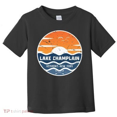 Lake Champlain Vermont New York Lake Champlain Toddler T-Shirt