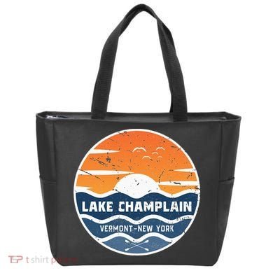 Lake Champlain Vermont New York Lake Champlain Tote Bag