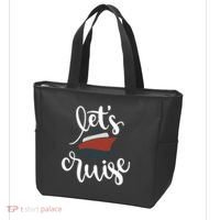 Let's Cruise Vacation Travel Tote Bag thumb 3