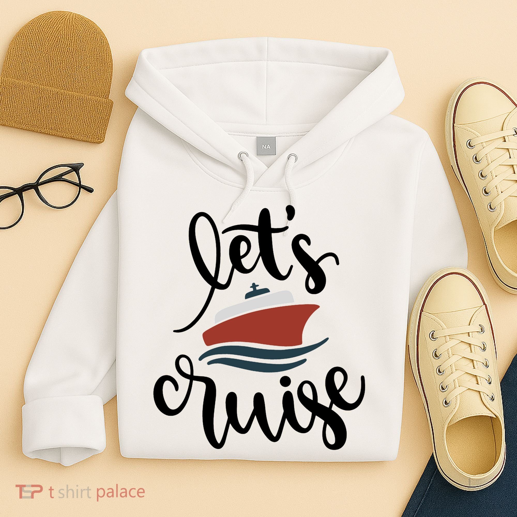 Let's Cruise Vacation Travel Hoodie